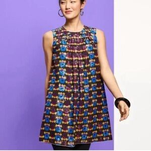 Anna Sui Target Metallic Circles Tent Dress Womens Size XL